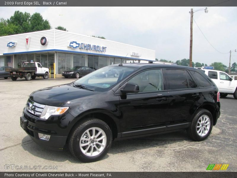 Black / Camel 2009 Ford Edge SEL