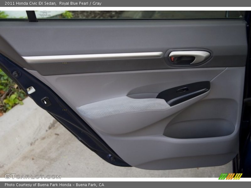 Royal Blue Pearl / Gray 2011 Honda Civic EX Sedan