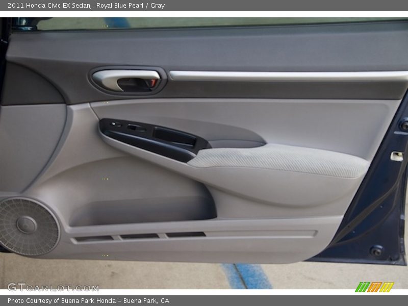 Royal Blue Pearl / Gray 2011 Honda Civic EX Sedan