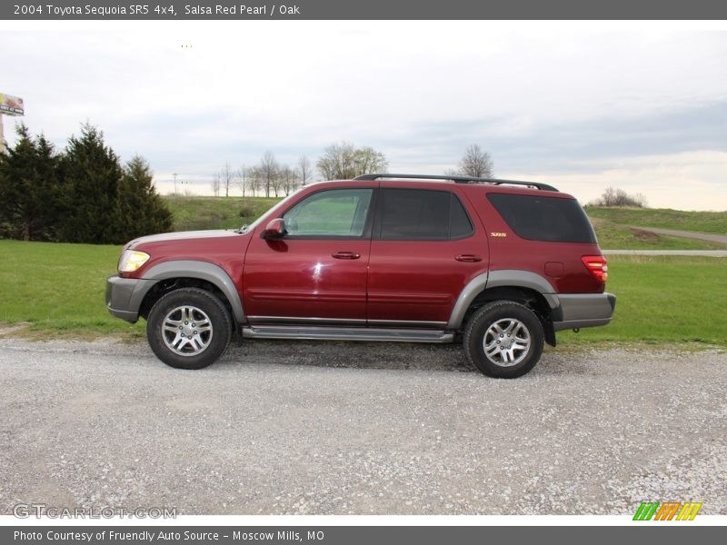 Salsa Red Pearl / Oak 2004 Toyota Sequoia SR5 4x4