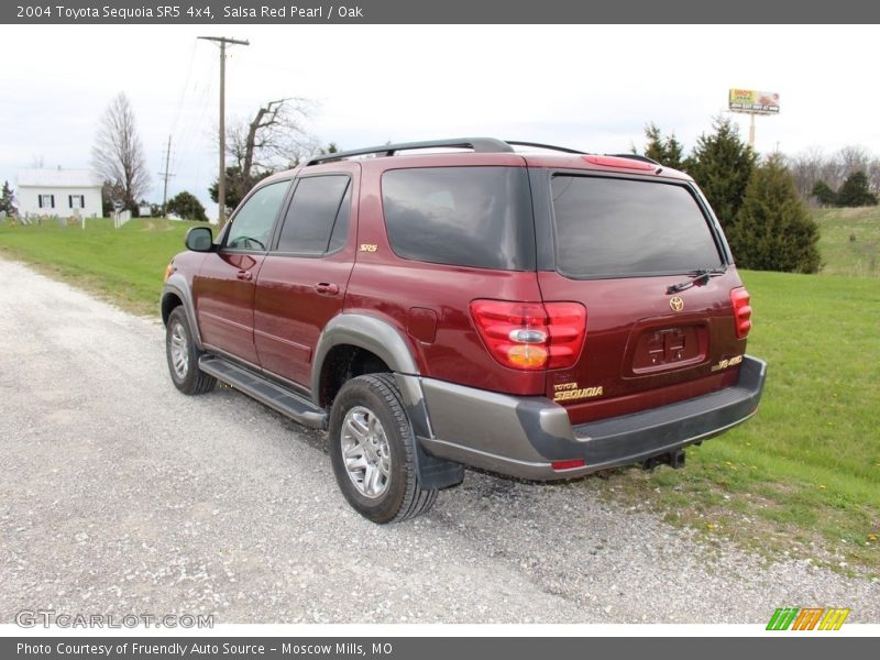 Salsa Red Pearl / Oak 2004 Toyota Sequoia SR5 4x4