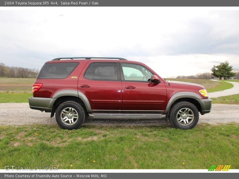 Salsa Red Pearl / Oak 2004 Toyota Sequoia SR5 4x4