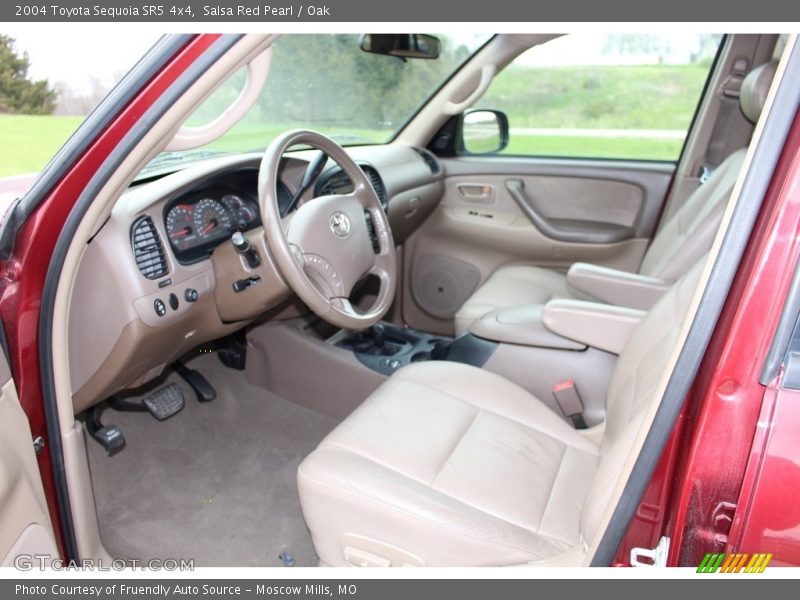 Salsa Red Pearl / Oak 2004 Toyota Sequoia SR5 4x4
