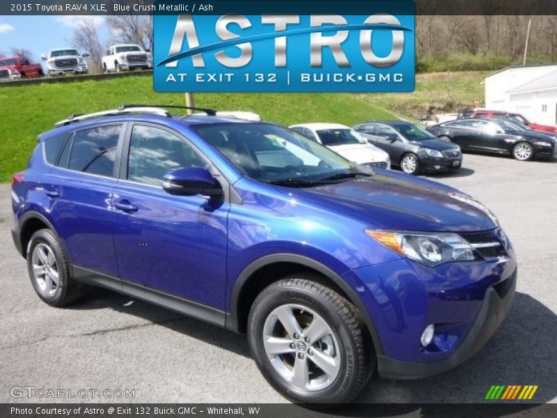 Blue Crush Metallic / Ash 2015 Toyota RAV4 XLE