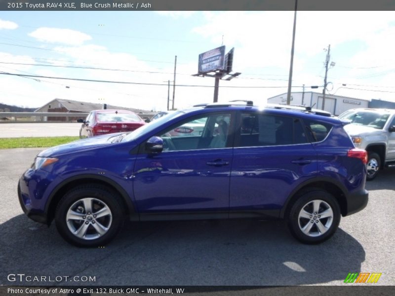 Blue Crush Metallic / Ash 2015 Toyota RAV4 XLE