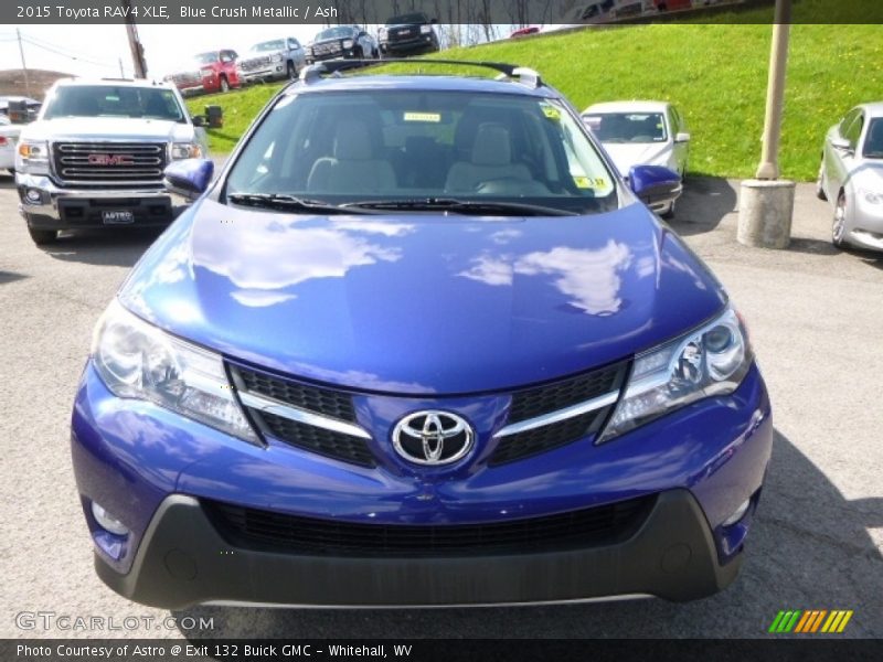 Blue Crush Metallic / Ash 2015 Toyota RAV4 XLE