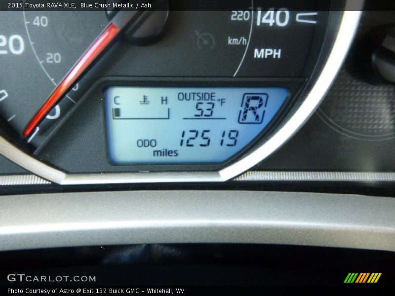 Blue Crush Metallic / Ash 2015 Toyota RAV4 XLE