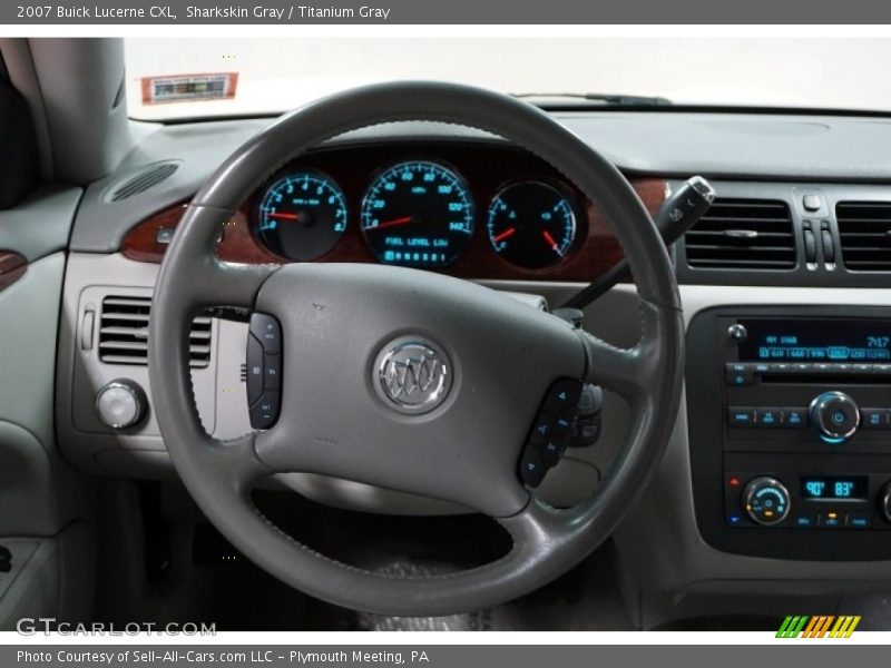 Sharkskin Gray / Titanium Gray 2007 Buick Lucerne CXL