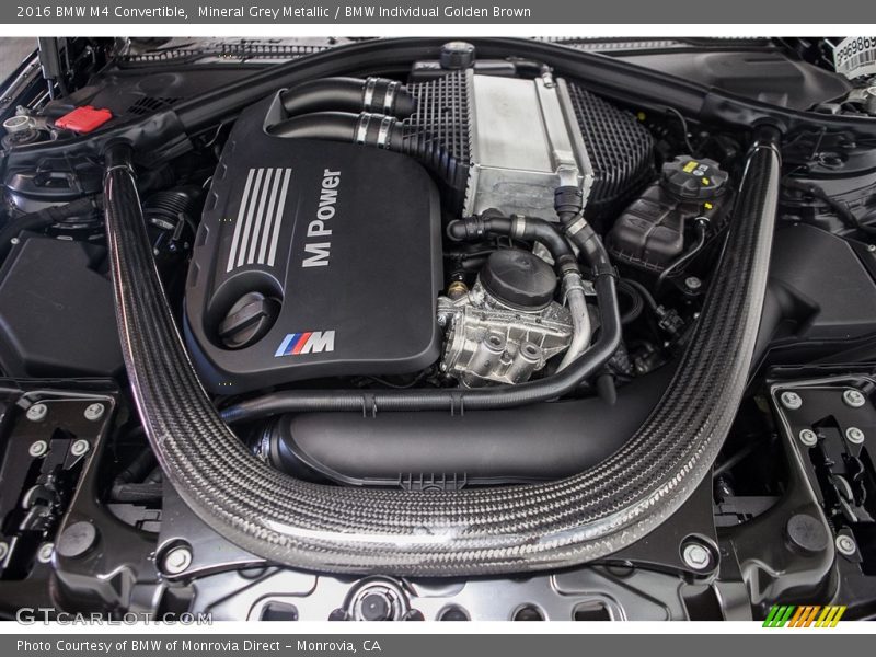  2016 M4 Convertible Engine - 3.0 Liter DI M TwinPower Turbocharged DOHC 24-Valve VVT Inline 6 Cylinder