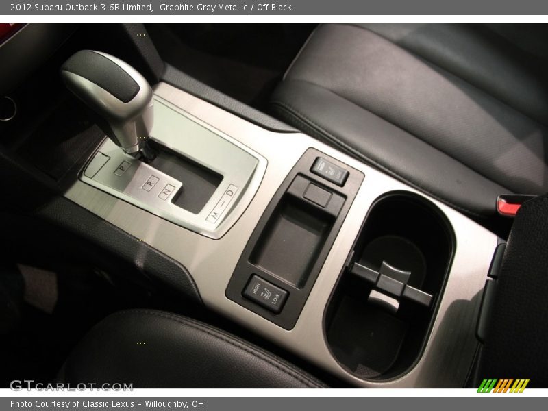 Graphite Gray Metallic / Off Black 2012 Subaru Outback 3.6R Limited