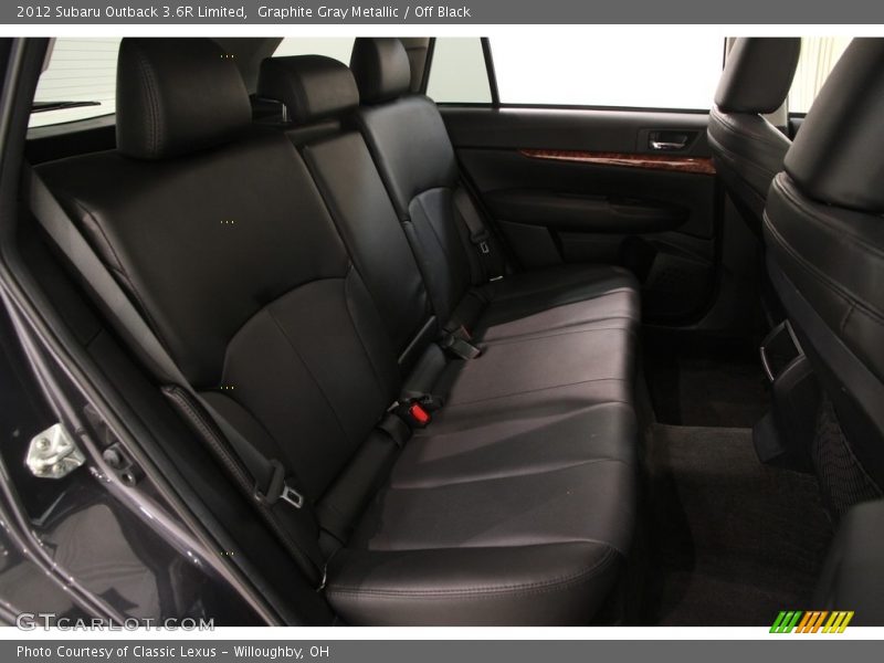 Graphite Gray Metallic / Off Black 2012 Subaru Outback 3.6R Limited