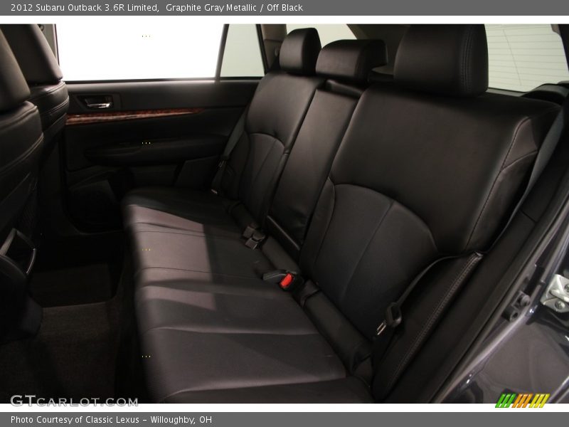 Graphite Gray Metallic / Off Black 2012 Subaru Outback 3.6R Limited