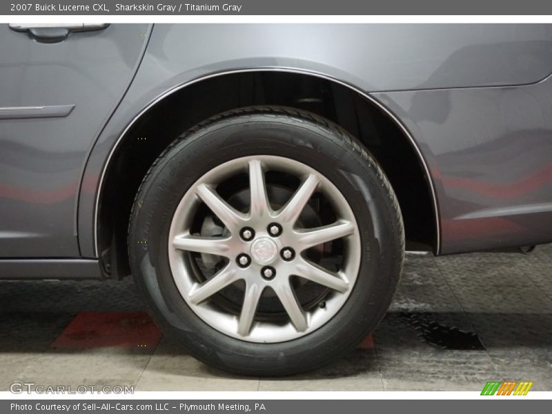 Sharkskin Gray / Titanium Gray 2007 Buick Lucerne CXL