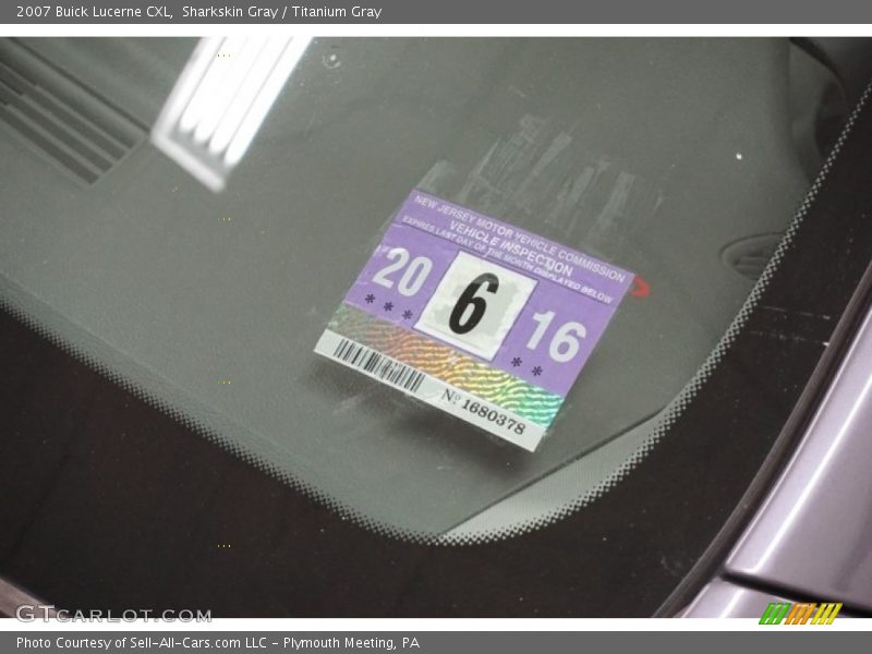 Sharkskin Gray / Titanium Gray 2007 Buick Lucerne CXL