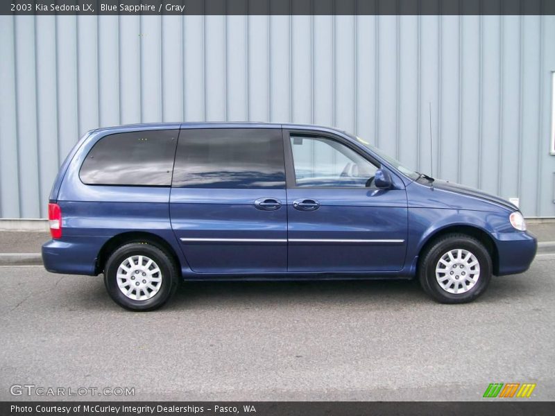 Blue Sapphire / Gray 2003 Kia Sedona LX