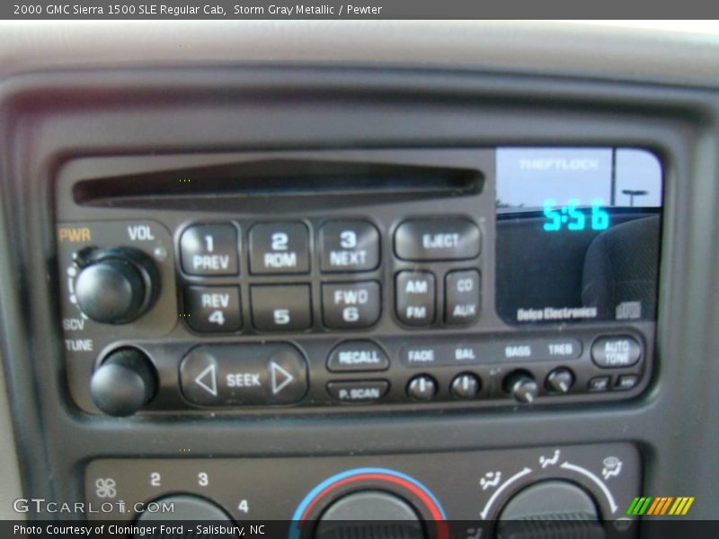 Storm Gray Metallic / Pewter 2000 GMC Sierra 1500 SLE Regular Cab