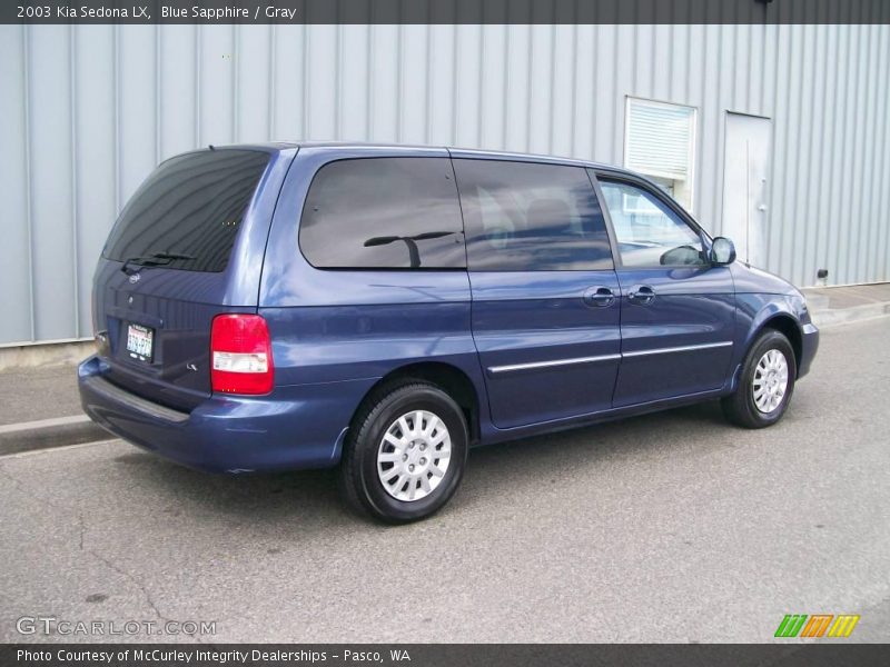 Blue Sapphire / Gray 2003 Kia Sedona LX