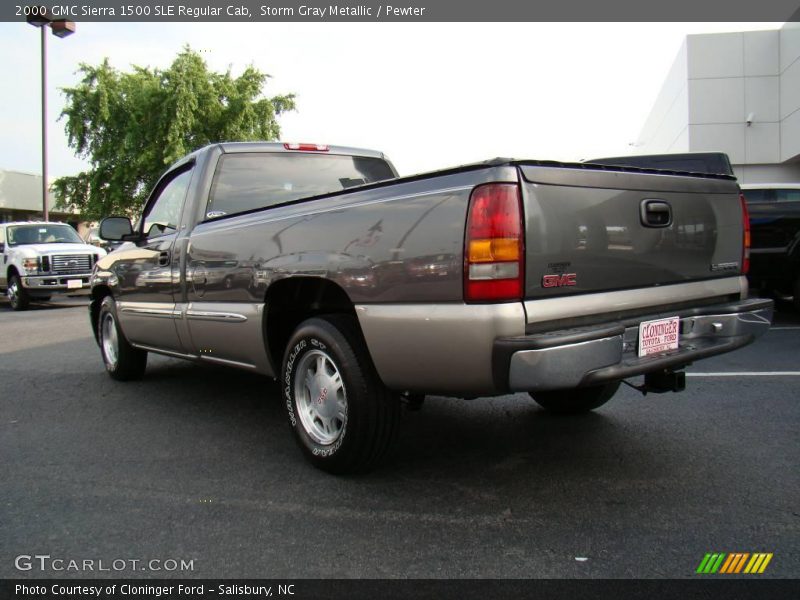 Storm Gray Metallic / Pewter 2000 GMC Sierra 1500 SLE Regular Cab