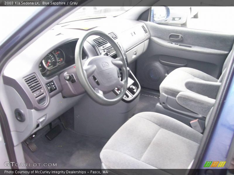 Blue Sapphire / Gray 2003 Kia Sedona LX