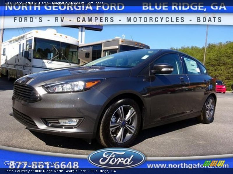 Magnetic / Medium Light Stone 2016 Ford Focus SE Hatch