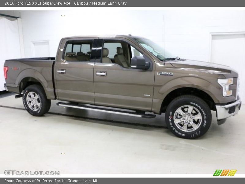 Caribou / Medium Earth Gray 2016 Ford F150 XLT SuperCrew 4x4