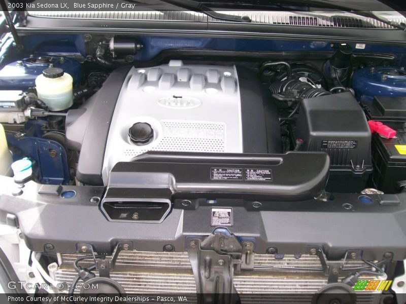 Blue Sapphire / Gray 2003 Kia Sedona LX