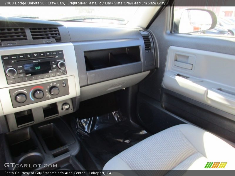 Bright Silver Metallic / Dark Slate Gray/Medium Slate Gray 2008 Dodge Dakota SLT Crew Cab