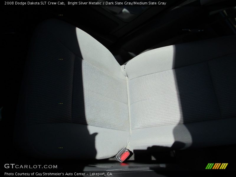 Bright Silver Metallic / Dark Slate Gray/Medium Slate Gray 2008 Dodge Dakota SLT Crew Cab