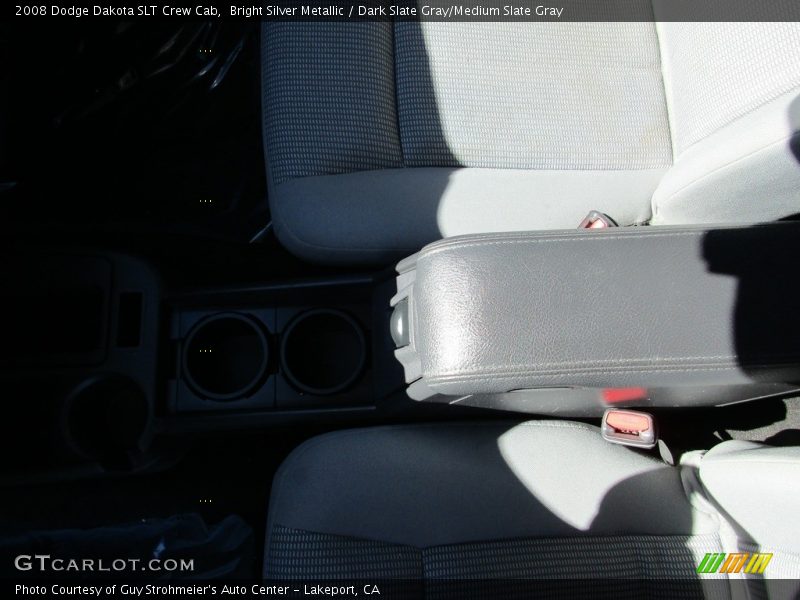 Bright Silver Metallic / Dark Slate Gray/Medium Slate Gray 2008 Dodge Dakota SLT Crew Cab