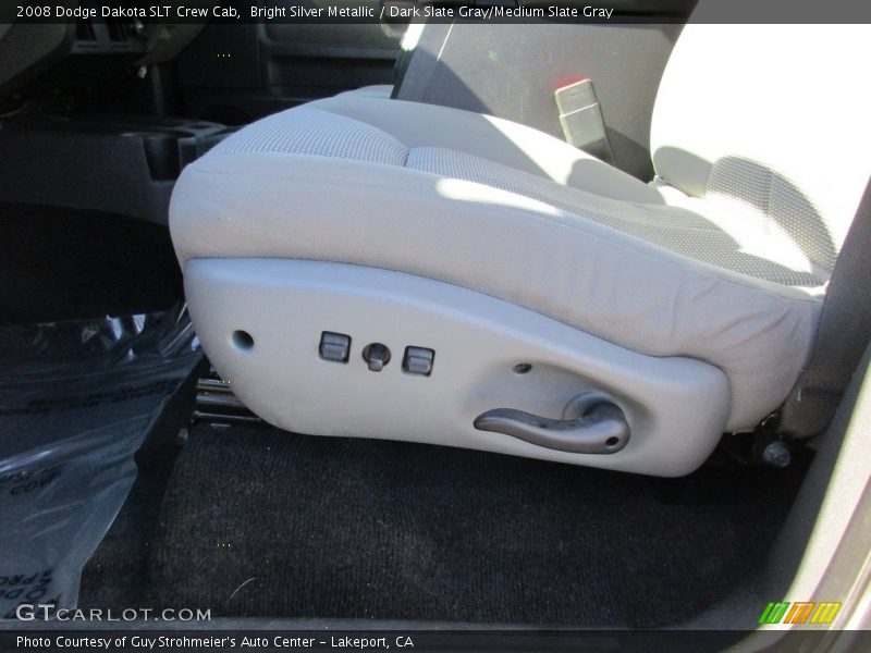 Bright Silver Metallic / Dark Slate Gray/Medium Slate Gray 2008 Dodge Dakota SLT Crew Cab