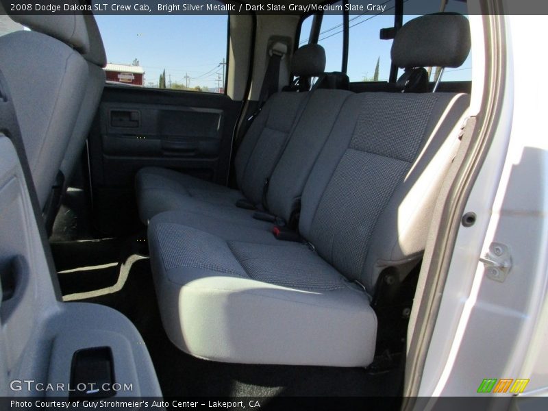 Bright Silver Metallic / Dark Slate Gray/Medium Slate Gray 2008 Dodge Dakota SLT Crew Cab