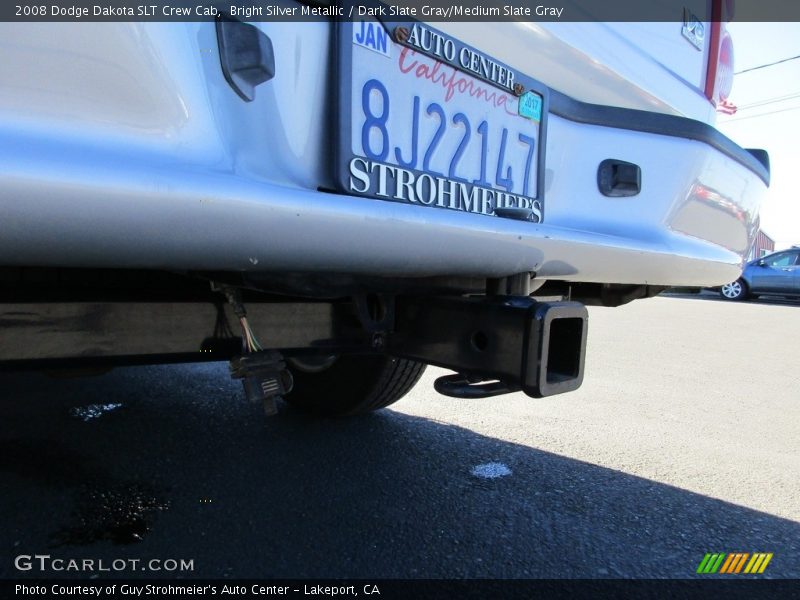 Bright Silver Metallic / Dark Slate Gray/Medium Slate Gray 2008 Dodge Dakota SLT Crew Cab