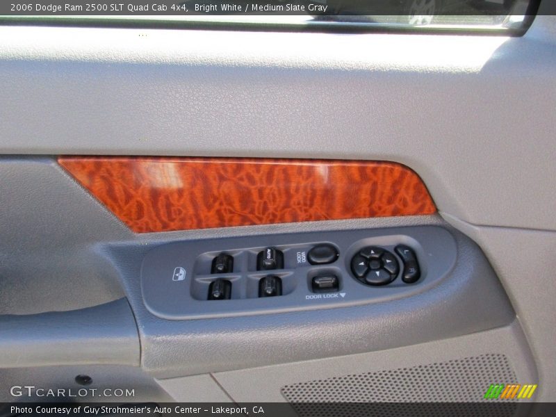Bright White / Medium Slate Gray 2006 Dodge Ram 2500 SLT Quad Cab 4x4