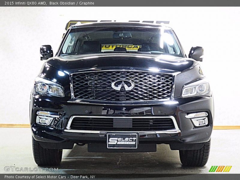 Black Obsidian / Graphite 2015 Infiniti QX80 AWD