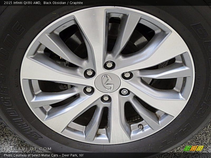 Black Obsidian / Graphite 2015 Infiniti QX80 AWD
