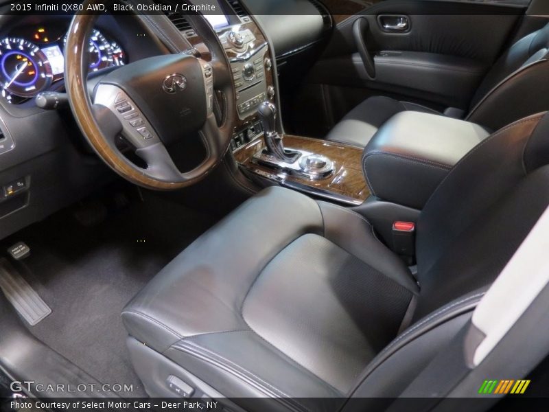 Graphite Interior - 2015 QX80 AWD 