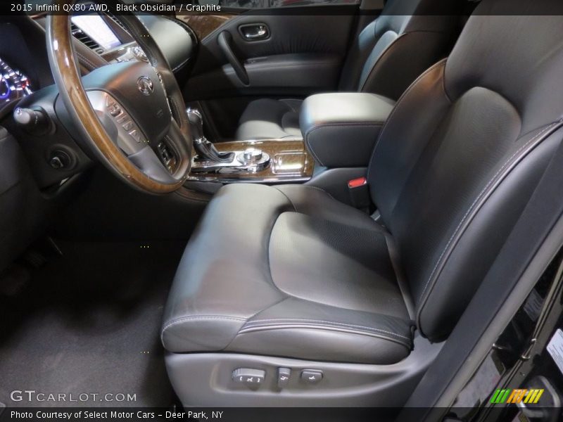 Black Obsidian / Graphite 2015 Infiniti QX80 AWD