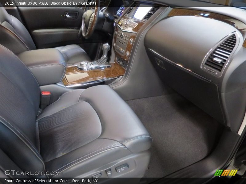 Black Obsidian / Graphite 2015 Infiniti QX80 AWD