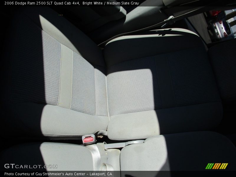 Bright White / Medium Slate Gray 2006 Dodge Ram 2500 SLT Quad Cab 4x4