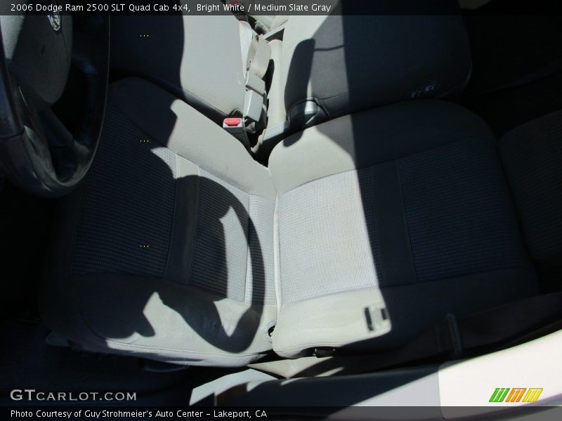 Bright White / Medium Slate Gray 2006 Dodge Ram 2500 SLT Quad Cab 4x4