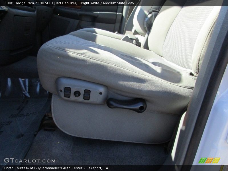 Bright White / Medium Slate Gray 2006 Dodge Ram 2500 SLT Quad Cab 4x4
