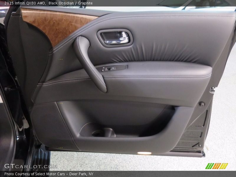 Black Obsidian / Graphite 2015 Infiniti QX80 AWD