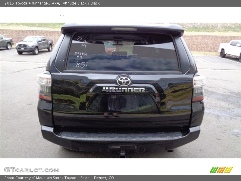 Attitude Black / Black 2015 Toyota 4Runner SR5 4x4