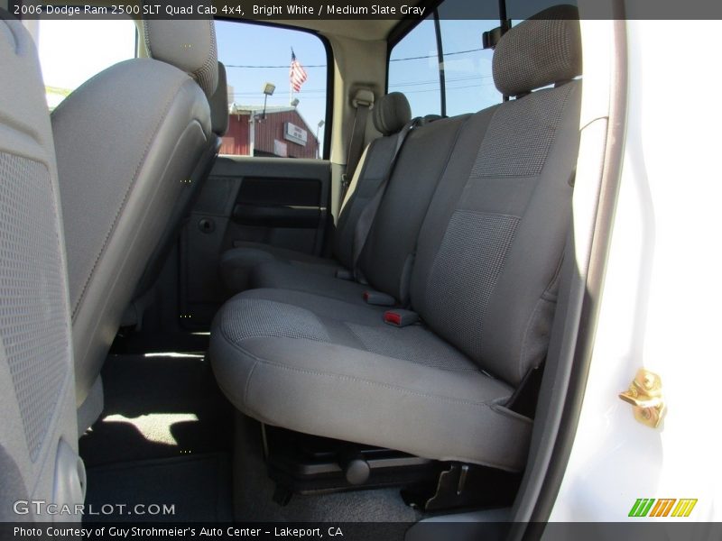 Bright White / Medium Slate Gray 2006 Dodge Ram 2500 SLT Quad Cab 4x4