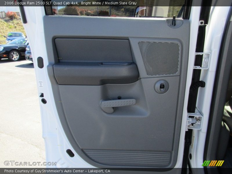 Bright White / Medium Slate Gray 2006 Dodge Ram 2500 SLT Quad Cab 4x4