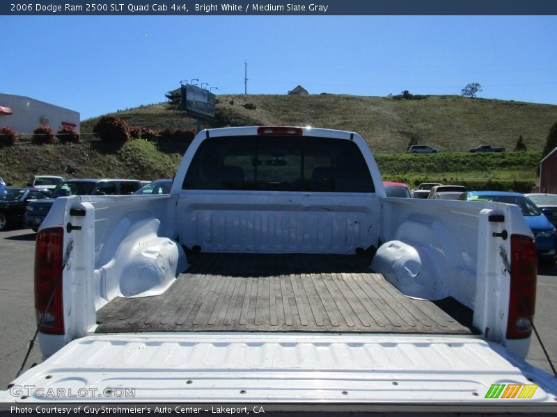 Bright White / Medium Slate Gray 2006 Dodge Ram 2500 SLT Quad Cab 4x4