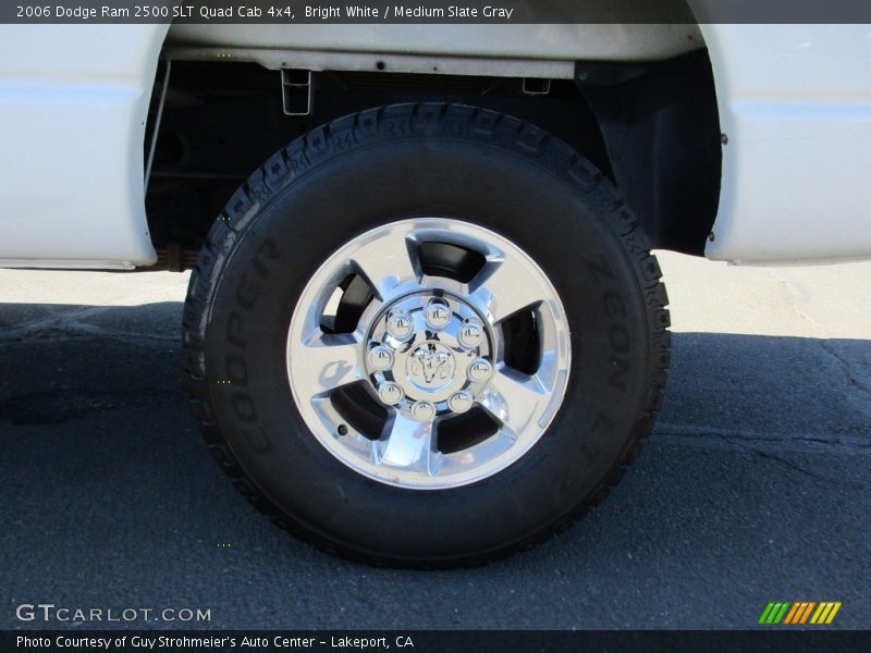 Bright White / Medium Slate Gray 2006 Dodge Ram 2500 SLT Quad Cab 4x4