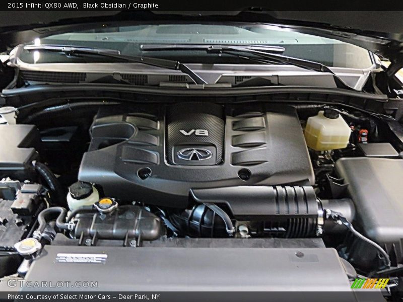 Black Obsidian / Graphite 2015 Infiniti QX80 AWD