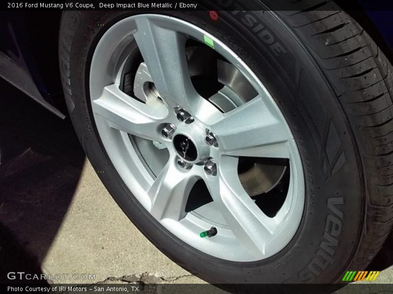 Deep Impact Blue Metallic / Ebony 2016 Ford Mustang V6 Coupe