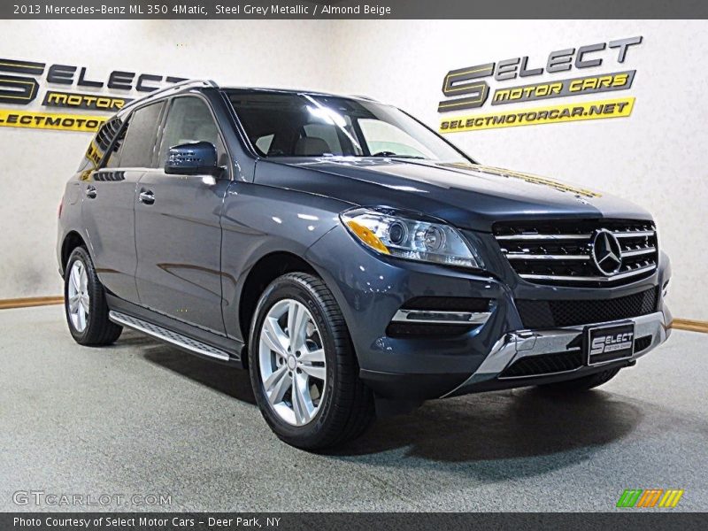 Steel Grey Metallic / Almond Beige 2013 Mercedes-Benz ML 350 4Matic